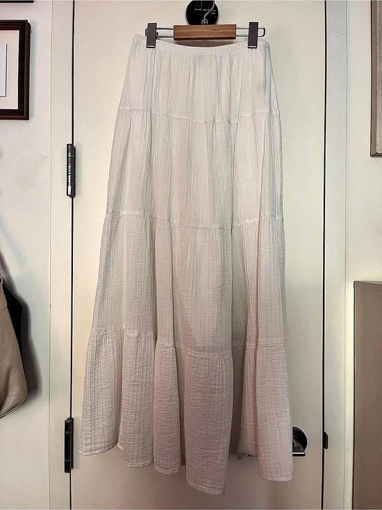 Universal Thread Dresses & Skirts - Universal Thread Maxi Tiered Skirt in White Size XS Like New